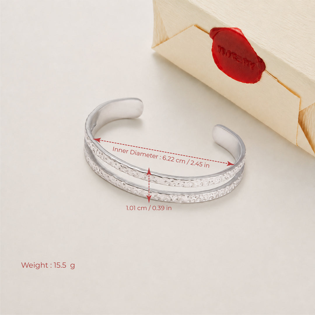 Twin Rail Cuff